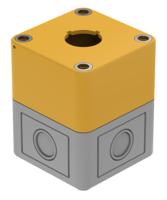 7049457 EAO Grey Plastic 4 Enclosure - 1 Hole 22.3mm Diameter