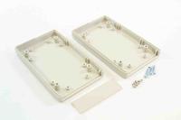 198-1372 RS PRO Beige ABS Hand Held Enclosure, Integral Battery Compartment, IP65, 120 x 70 x 25