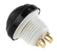48-2-rb-n-bk-b ITW Switches 48 Series Miniature Push Button Switch, Latching, Panel Mount, 13.6mm Cutout, SPST, Clear LED, 48V dc, IP67