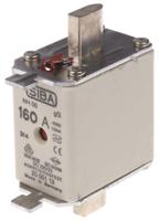 20-001-13160e1 SIBA 160A NH Fuse, NH00, 500V ac