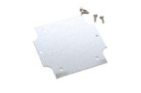 1554epl Hammond Steel Mounting Plate, 90mm W, 90mm L for Use with 1554 &amp; 1555 E, E2 &amp; EE2 Enclosures, EE