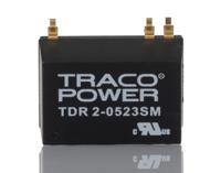tdr-2-0523sm TRACOPOWER TDR 2SM DC-DC Converter, ±15V dc/ ±67mA Output, 4.5 → 9 V dc Input, 2W, Surface Mount, +85°C Max Temp