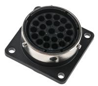 utg01823s Souriau Sunbank by Eaton Circular Connector, 23 Contacts, Flange, Standard Connector, Plug, Female, IP65, UTG Series