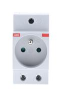 2csm110000r0711 ABB M1174 Grey 1 Gang Plug Socket, 16A, Type E - French, Indoor Use