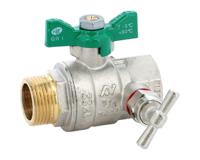 550005 Sferaco Nickel Plated Brass Ball Valve, Ball Valve, Threaded, BSP 3/4in, 40bar Operating Pressure