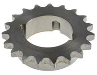 183-495 RS PRO 19 Tooth Taper Bush Sprocket 12B-1 Chain Type