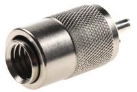 j01040a0602 Telegartner, Plug Cable Mount UHF Connector, 50Ω, Straight Body