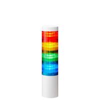 lr6-402wjnw-rygb Patlite LR6 Series Coloured Signal Tower, 4 Lights, 24 V dc, Direct Mount