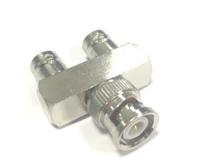 217-7793 RS PRO Tee 50Ω Coaxial Adapter BNC Plug Plug to BNC Socket 4GHz