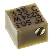 3224w-1-503e 50kΩ, SMD Trimmer Potentiometer 0.25W Top Adjust Bourns, 3224