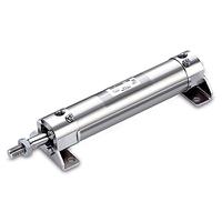 cdg5bn25tfsr-100 SMC Pneumatic Piston Rod Cylinder - CDG5BN25TFSR-100 25 mm Bore, 100 mm CG5 Series, Double Acting Acting