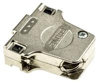 fmk2-1727040097 FCT from Molex FMK Series Die Cast Zinc Angled D Sub Backshell, 15 Way, Strain Relief