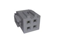 71600-104lf Amphenol Communications Solutions 4-Way IDC Connector Socket for Cable Mount, 2-Row