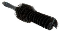 525052 Vikan Soft Bristle Black Scrubbing Brush, 40mm bristle length, Hair bristle material