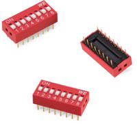 418117270905 Wurth Elektronik 1 Way Through Hole DIP Switch SPST, Raised Actuator