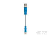 t4052325003-002 TE Connectivity Male/Female 3 way M8 to 3 way M12 Sensor Actuator Cable, 1000 mm