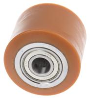 1530-cc LAG Orange Polyurethane Abrasion Resistant, High Load Capacity, Laceration Resistant, Non-Marking Trolley Wheel, 700kg