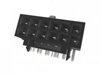 10160920-1240100lf Amphenol Communications Solutions Minitek Pwr Series Right Angle Through Hole PCB Header, 16 Contact(s), 3 mm Pitch, 2