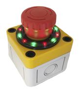 a02esi3b1021x0pea01qh22l28rgc APEM A02ES-I Series Twist Release Emergency Stop Push Button, Panel Mount, 22mm Cutout, 2NC, IP65