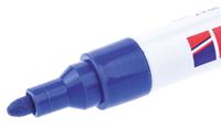 750-003 Edding Blue 2 → 4mm Medium Tip Paint Marker Pen for use with Glass, Metal, Plastic, Wood
