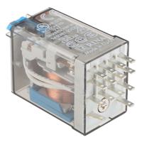 553490120040 Finder Plug In Relay, 12V dc Coil, 7A Switching Current, 4PDT