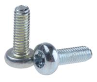 482-7950 RS PRO Torx M4 Pan Steel Machine Screws x 12.0mm