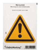 210196 Wolk Self-Adhesive General Hazard Hazard Warning Sign