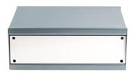 232-232 RS PRO Grey Cold Rolled Steel Instrument Case, 204 x 152 x 76mm