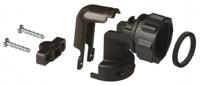 1546347-2 TE Connectivity Cable Clamp Black Screw Thermoplastic Cable Clamp, 8.36mm Max. Bundle