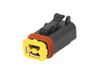 1-2356607-1 TE Connectivity, Superseal Pro Automotive Connector Plug Black Cable Mount 3 Way, Cable Termination