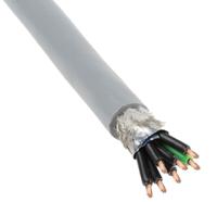 281807cy Lapp ÖLFLEX CONTROL TM CY Control Cable, 7 Cores, 1 mm² CSA 18 AWG, Screened, 50 m, Grey Polyvinyl Chloride Sheath