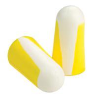 1005073 Honeywell Safety White/Yellow Disposable Uncorded Ear Plugs, 33dB Rated, 200 Pairs