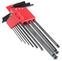 144-7564 RS PRO 9 piece L Shape Metric Hex Key Set, 1.5mm