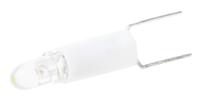 205-404 RS PRO White LED Indicator Lamp, 28V ac/dc, Bi-Pin Base, 4.25mm Diameter, 850mcd