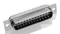 1757828-5 TE Connectivity AMPLIMITE 25 Way Vertical Board Mount D-sub Connector Plug, 2.77mm Pitch