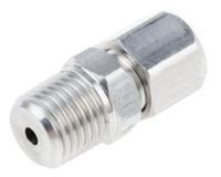123-5568 RS PRO 1/4 NPT Compression Fitting for Use with Thermocouple or PRT Probe, 3mm Probe, RoHS Compliant Standard