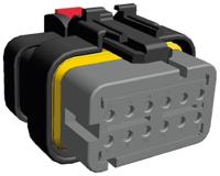 776437-2 TE Connectivity, AMPSEAL 16 Automotive Connector Socket Grey Cable Mount 12 Way