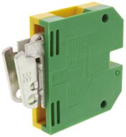0354660000 Weidmuller 2-Way EK 10 Earth Terminal Block, 14 → 8 AWG Wire, Screw Down, Nylon Housing, ATEX