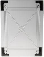 746-7390 RS PRO ABS Wall Box, IP65, 400 mm x 300 mm x 195mm