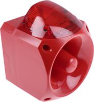 pnc-0001 Klaxon Nexus Series Red Sounder Beacon, 10 → 60 V dc, Wall Mount, 105dB at 1 Metre