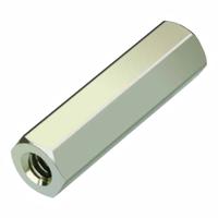 r25-1001202 HARWIN Threaded Standoff, M2.5 x 0.45 Thread, 12mm Body, Brass, Female/Female