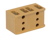 0625120000 Weidmuller BK Series Terminal Strip, 4-Way, 32A, 22 → 12 AWG Wire