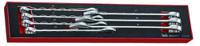 tex2032 Teng Tools 7-Piece Spanner Set, 20 mm, 21 mm, 22 mm, 24 mm, 27 mm, 30 mm, 32 mm