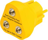 30-552-0605 EUROSTAT ESD Earthing Wire Stud With 3 x 7mm-Male Snaps
