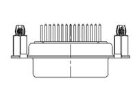 f09s1g1a-0981-1731091892 FCT from Molex 173109 9 Way D-sub Connector Socket, 2.84mm Pitch