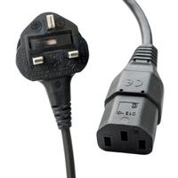 558-964 RS PRO Straight IEC C7 Socket to Straight Power Cord, 1.8m