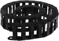 e1440480 Igus E14, e-chain Black Cable Chain - Flexible Slot, W62 mm x D25mm, L1m, 48 mm Min. Bend Radius, Igumid NB