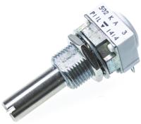 p11l1v0flsy00502ka Vishay P11L 5kΩ Rotary Potentiometer 1-Gang Panel Mount, P11L1V0FLSY00502KA
