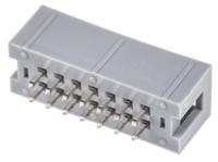 awhw-14g-0202-t ASSMANN WSW AWHW Series Straight Through Hole PCB Header, 14 Contact(s), 2.54 mm Pitch, 2 Row, Shrouded