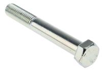 277-597 RS PRO Bright Zinc Plated Steel, Hex Bolt, M20 x 150mm